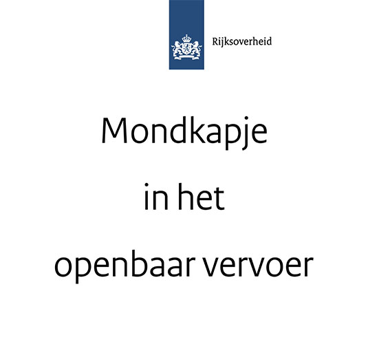 mondkapje in het openbaar vervoer